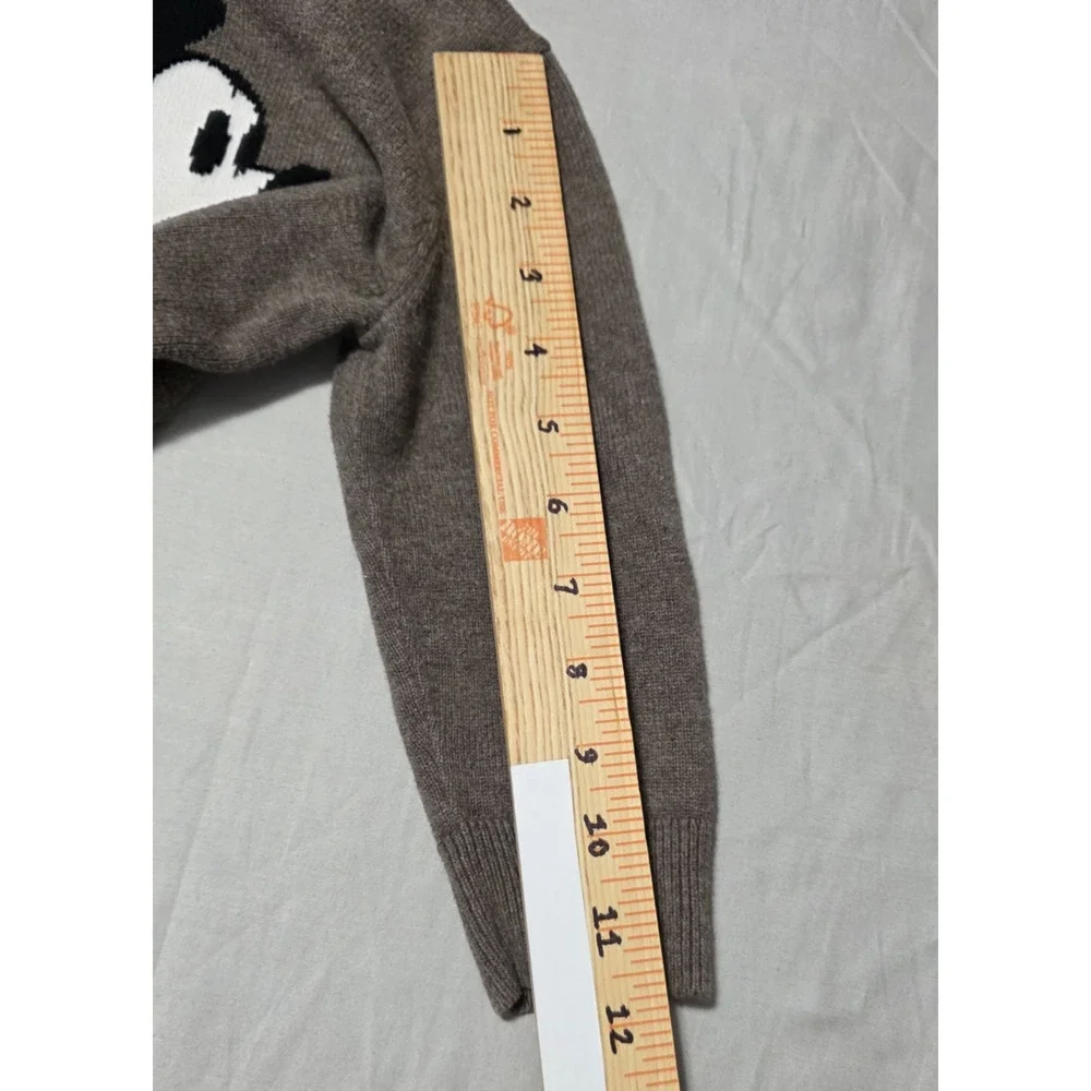 Baby Gap Disney Mickey Mouse Toddler Sweater Brown Heather 100% Cotton 2T Fall 2